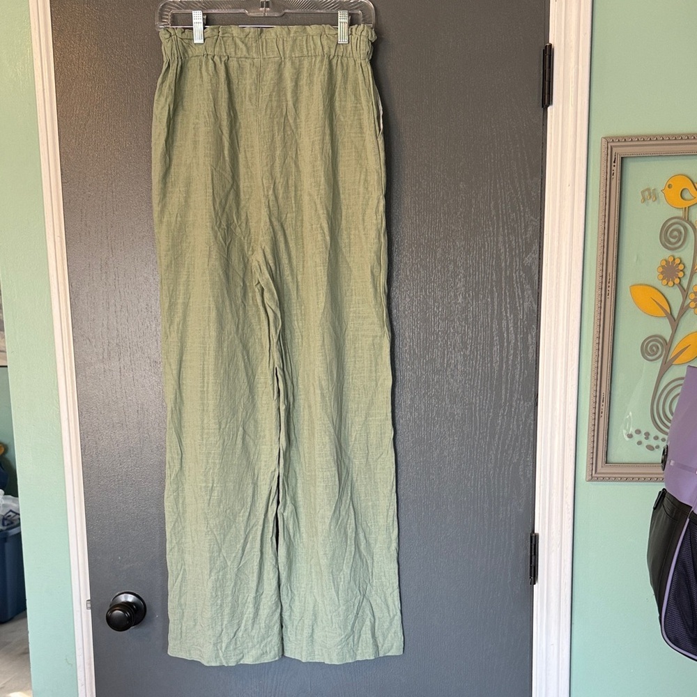 Thread & Supply Sage Resort Wear Green Pants - Picture 3 of 3